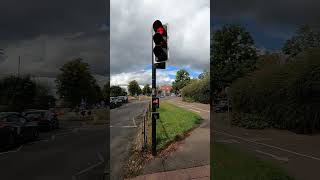 Norwich Drayton Road A1067 PEEK TLED Traffic Lights Toucan Crossing [upl. by Nohsal]