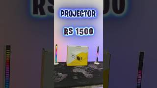 Cheapest Projector at Just ₹1500 📽️  Best Budget Mini Projector🔥shorts projector tech gadgets [upl. by Mariel]