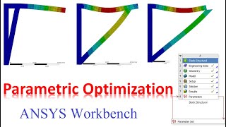 Parametric Optimization using ANSYS Workbench  Viewing results  Exporting data [upl. by Aidyn48]