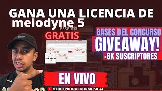 🎁 Gana una licencia de MELODYNE 5 completamente GRATIS 🤯 GIVEAWAY Reglas del concurso  FAQ [upl. by Joe]