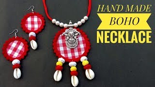 Handmade JewelleryNecklace MakingAt Home Useful amp Easy [upl. by Nnilsia]