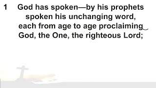 CH 381 God has spoken—by his prophets [upl. by Alek]