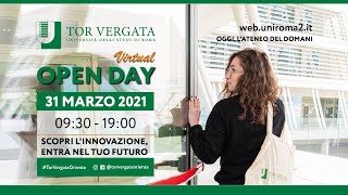 Virtual Open Day  Unitorvergata [upl. by Eedyah718]