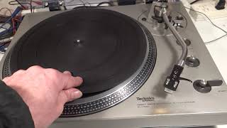 BANDEJA GIRADISCOS TORNAMESA TURNTABLE TECHNICS SL1300 JAPAN 1977 RESTAURACION P2 [upl. by Binky]