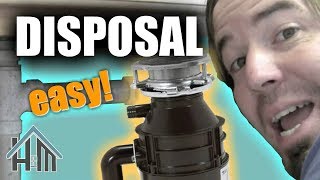 How to install replace a garbage disposal Change disposal Easy Home Mender [upl. by Antonella]