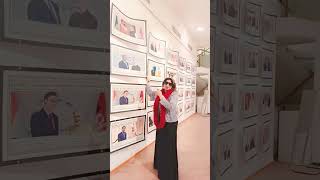 Neeru Sehgal at Modiji exhibition of 1300 photos of our PM at Lalit Kala Kendra CP sept 2024 [upl. by Lydon]