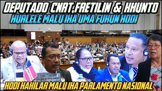 Deputado CNRTFRETILIN amp Khunto Hurlele Malu Iha Uma Fukun Hodi Halo Barulho Iha PN Tan Povu [upl. by Panther]