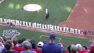 2010 World Series Game 3 Texas Rangers Starting Lineup [upl. by Nylrahs915]