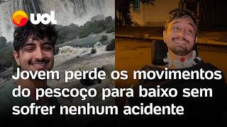 Jovem perde os movimentos do pescoço para baixo sem sofrer nenhum acidente Não senti meu corpo [upl. by Hamon]