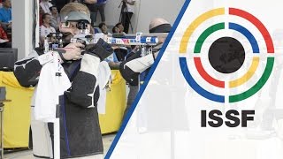 Finals 10m Air Rifle Men  2016 ISSF Rifle and Pistol World Cup in Bangkok THA [upl. by Ahsekal849]