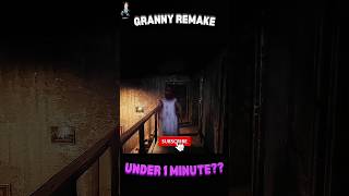 Granny Remake 1 minust SPEERUN  shorts [upl. by Lettig511]