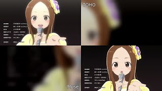 Karakai Jouzu no Takagisan Season 3 Ending 4  Muse amp Toho Comparison [upl. by Olegnad513]