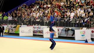 Maia FIG Acro World Cup 2016 M2 Dynamic Germany [upl. by Pember]