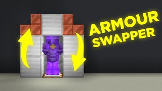 EASY Armour Stand Swapper in Minecraft Tutorial [upl. by Llertnor]