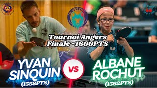 Tournoi Angers 2024 Finale Tableau 1600 VS Albane ROCHUT 1562pts [upl. by Garret]