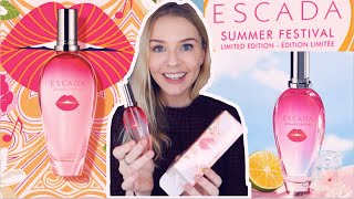 NEW ESCADA SUMMER FESTIVAL PERFUME REVIEW  Soki London [upl. by Eillime]