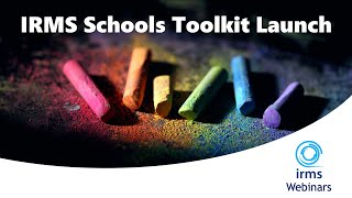 IRMS Schools Toolkit Launch [upl. by Drida256]