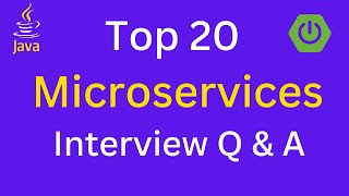 Top 20 Microservices Interview Questions amp Answers Explained [upl. by Virendra793]