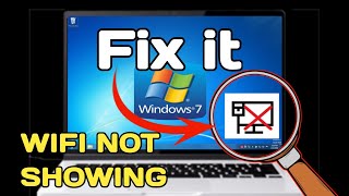 how to install wifi driver in windows 7  3Dp net  cross on wifi icon [upl. by Linkoski]