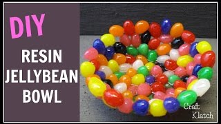 Jelly Bean Resin Bowl Easter Craft Tutorial [upl. by Valorie32]