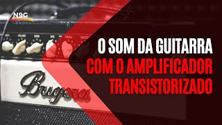 O som da guitarra com o amplificador transistorizado [upl. by Bartlet]