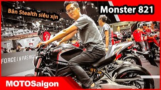 2020 Ducati Monster 821 Stealth review walkaround [upl. by Stine700]