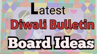 Diwali Bulletin Board ideas  Diwali Display Board Idea  Diwali School Decorations  Diwali Craft [upl. by Ikram525]