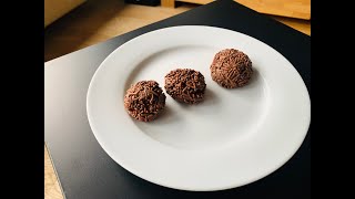 Chocolate ganache bites 🥰  My Little Dutch Kitchen  New Recipe [upl. by Reine]