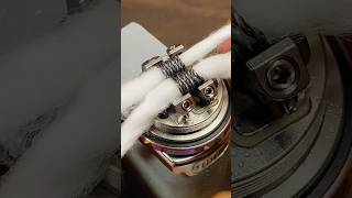 Cotton change  How to replacement new cotton  Oxva Rdta voopoo vapelife asmr [upl. by Aihsemek381]