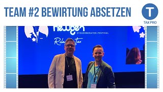 Bewirtung von der Steuer absetzen So gehts TaxPro Team 2 [upl. by Brader]