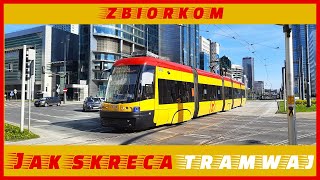 Jak skręcają tramwaje  zbiorkom [upl. by Columba]