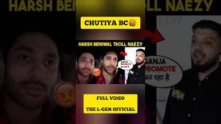 Harsh Beniwal ReplyTo Naezy😳 naezy harshbeniwal comedy shorts reels [upl. by Yerxa]