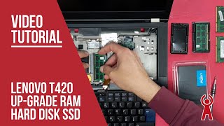 Lenovo T420 UpGrade RAM e Hard Disk SSD [upl. by Doy]