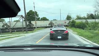 Train crossing Ashburnham Road [upl. by Romeu]