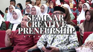 SEMINAR CREATIVE PRENEURSHIP STEBIS INDO GLOBAL MANDIRI [upl. by Doro704]