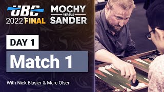 UBC 2022 Final MOCHY vs SANDER Match 1 Backgammon [upl. by Cannice]