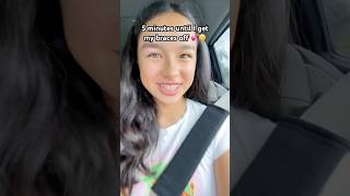 I Got My Braces Off 😱👀🦷 fypシ゚ relateble braces transition vlog shorts teens viral [upl. by Venetis]