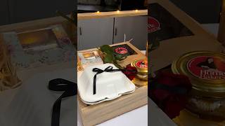 Cake Gift 🎁 Hamper Box  Wooden hamper box  Gift Box  Rachna Panchal shots shortsfeed cake [upl. by Murdoch]