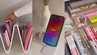 15min random organizing ASMR TIkTok compilation 🩷 refill amp restock fridge office drawers and more… [upl. by Julina]