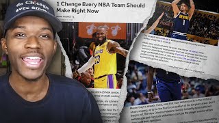 1 Change Every NBA Team Should Make [upl. by Lednek433]