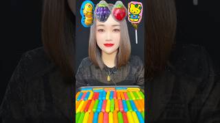 ASMR ‎AsmrWD 신기한물먹방 candy eat 물먹방 아이스크림 615 [upl. by Anitsahs140]