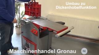 Holzmann Hobelmaschine HOB305Pro [upl. by Calendra]