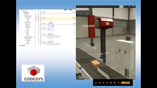 SORT BY HEIGHT CONFIGURATION FACTORY IO MODUBUS AND CODESYS [upl. by Godiva]