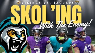 SKOLing WThe Enemy Vikings vs Jaguars with UCF Jaguar [upl. by Hcone]