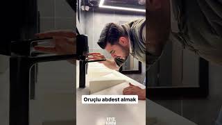 Ramazanda Oruçluyken Abdest Almak shorts namaz abdest oruç [upl. by Casta]