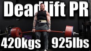 My Heaviest Deadlift Ever  3 Weeks Out [upl. by Ramed]