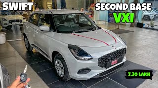 Maruti Swift Vxi 2024 ❤️  Maruti Swift Second Base Model  Maruti Swift Facelift 2024  Review [upl. by Malliw]