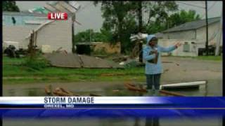 Storm Damage In Drexel Mo [upl. by Galasyn]