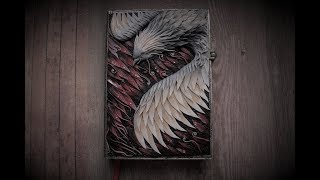 Phoenix art notebook cover form polymer clay [upl. by Lucian424]