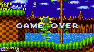 Game Over Sonic the Hedgehog Genesis GBA [upl. by Namya699]